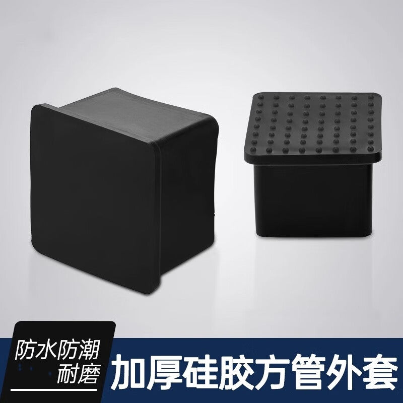 Shanhe Industrial Products Stainless Steel Square Tube Outer Plug Foot Pad Rubber Foot Sleeve Plug Soft Rubber Tube Plug End Square Tube Leg Cover Outer Rubber Sleeve 30×30 Square Outer Plug Thick