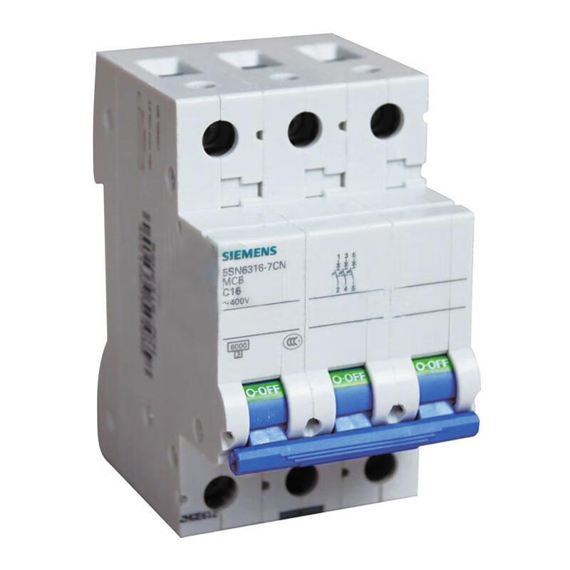 Siemens 5SN6 3PC10 Miniature Circuit Breaker 10A 3P C 6kA