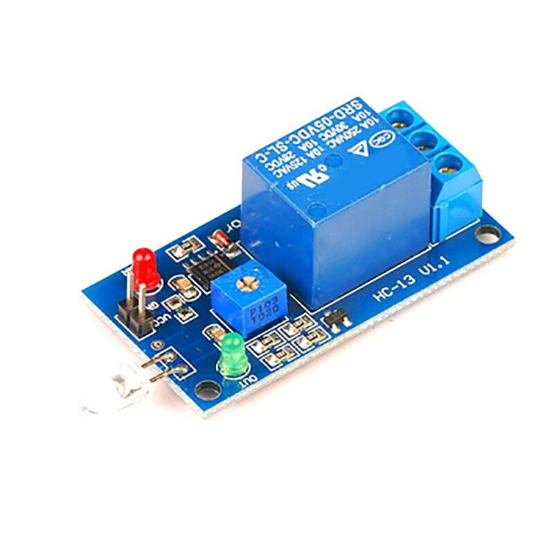 Ouhuayuan controller relay, humidity-sensitive, flame-sensitive, heat-sensitive, light-sensitive, vibration-sensitive, reed switch, raindrop, soil sensor relay module, 5V/12V speed sensor - relay