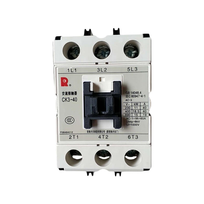 Changshu switch three-pole AC contactor 40A AC220/230V; CK3-40/N5