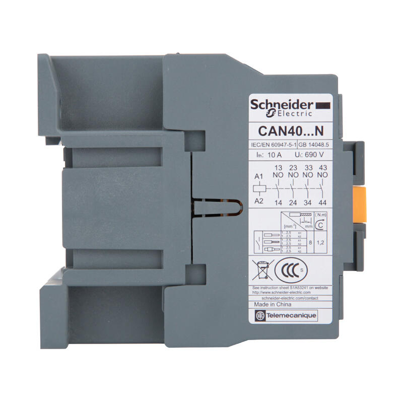 Schneider Electric control relay; CAN40M5N