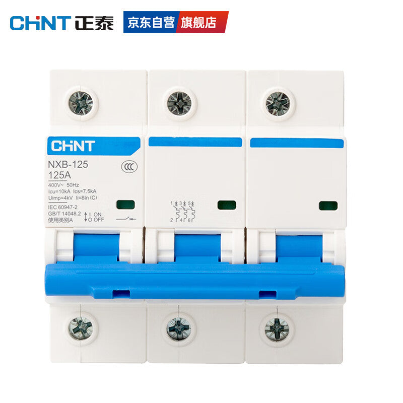 Chint NXB-125-3P-C125 Overload Protection Circuit Breaker