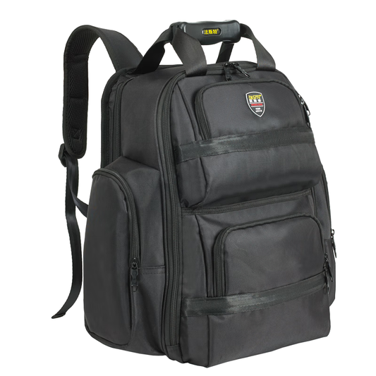 FASITE Tool Bag Backpack Electrician, Large Capacity Multifunctional Men's Canvas Thickened Elevator Maintenance Special Bag