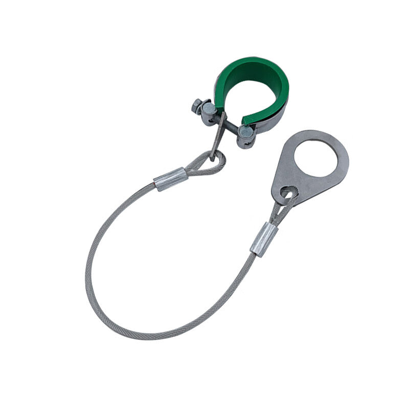 VRK 304 Stainless Steel Anti-Chain High-Pressure Oil Pipe, Anti-Chain Hydraulic Anti-Break Chain Oil Pipe Fittings, One End Clamp, One End No Disassembly Required, Pipe Diameter 30mm