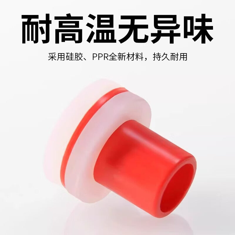 TIMMS PTFE-free internal thread sealing gasket, 4/5 PPR silicone gasket, sealing ring, angle valve, leak-proof, high temperature
