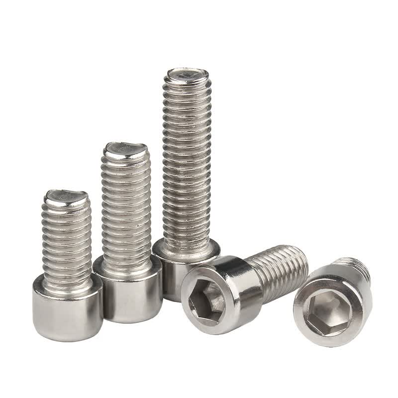 Bocai 201 Stainless Steel Smooth Socket Head Screws, M16x120 Half-Thread (5 pieces/pack)