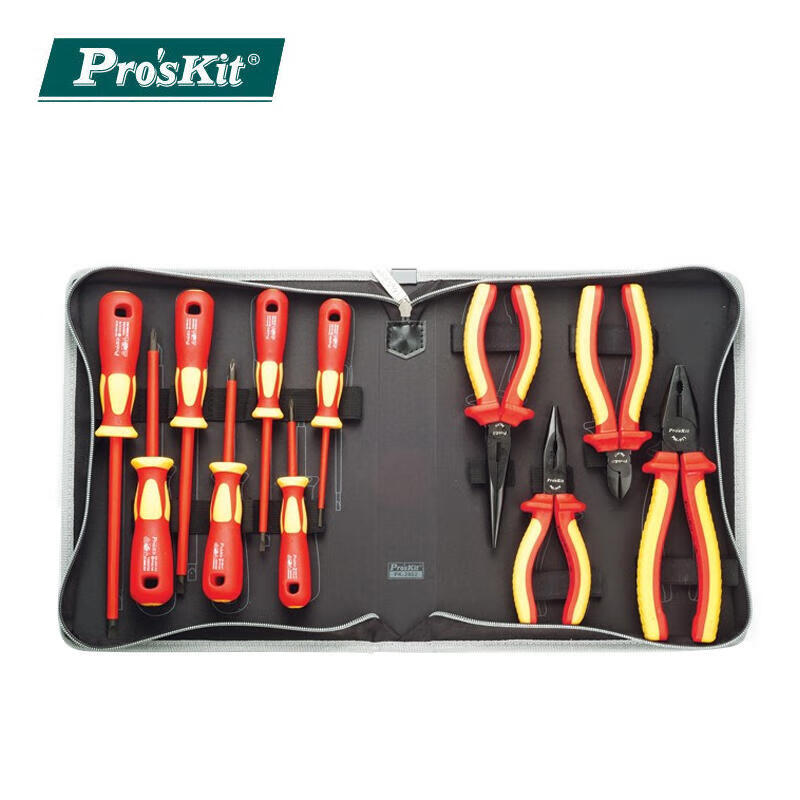 Baogong VDE1000V high voltage insulation tool set (12 pieces)