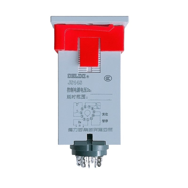 DELIXI JS14S Digital Time Relay 0.01-99.99 Seconds DC220V