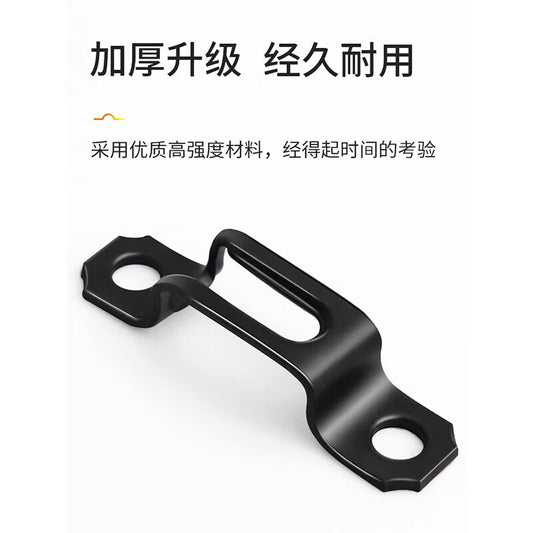 Panggu Precision 2-in-1 Connector for Wardrobe Doors and Cabinets, Wooden Board Splicing and Fixing Fasteners, Semi-through Fasteners [100 sets]