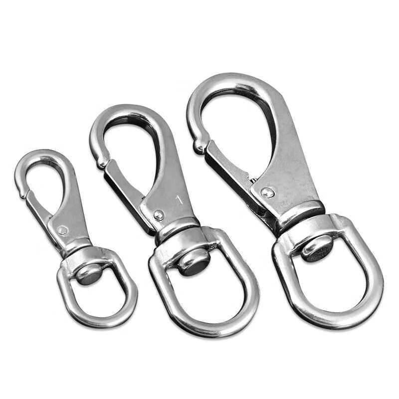 Deyu Industrial Products 304 Stainless Steel Universal Hook, Universal Buckle, Spring Hook, Rotary Hook Unit: Piece M6
