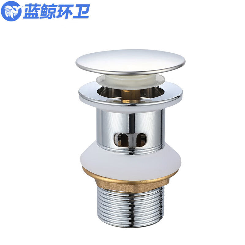 Blue Whale Sanitation Stainless Steel Pop-Up Leak Plug Cleaning Accessories and Tools [with Perforated Cap and Connector] GYZLJ-DXKH-001