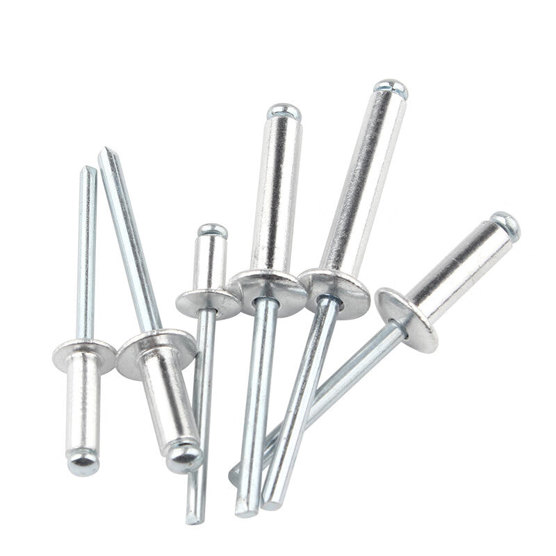 Merio Aluminum Blind Rivets, Round Head Open Type, 4*10 per box (1000/box)