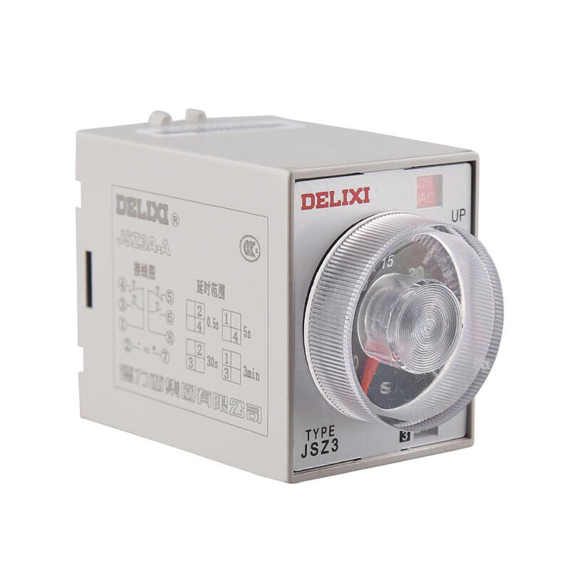 Delixi JSZ3A-D Electronic Time Relay AC220V - 10S/100S/10M/60M