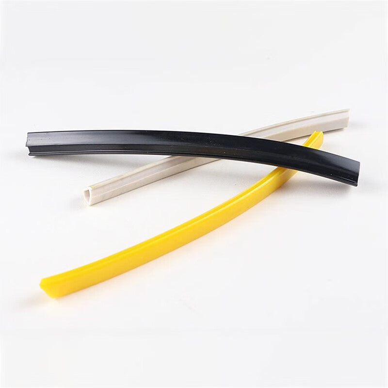 Yonghao Yinghong Aluminum Profile Sealing Strips, Industrial Soft PVC Flat Sealing Channel Strips (Customizable), European Standard 30/40 Type, 8mm, Light Gray, 100m per Roll. Price per Roll.