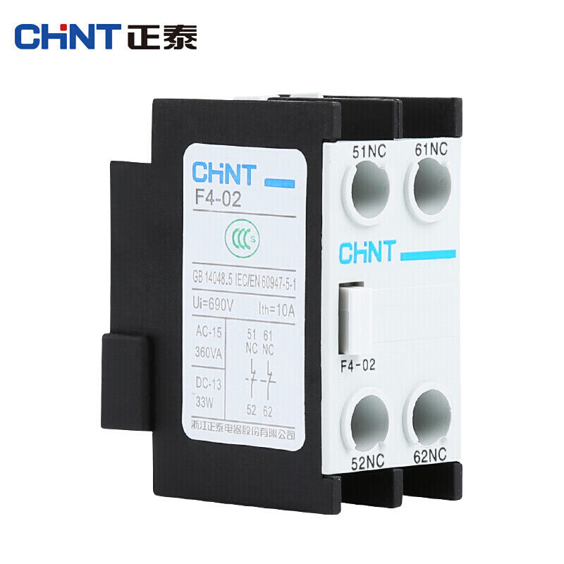 Chint (CHNT) F4-22 AC contactor auxiliary contact with AC contactor F4 series accessories