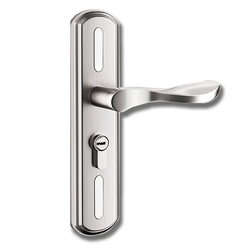 Du'ao interior door lock, room door lock, wooden door, bedroom universal door lock, stainless steel door lock, single tongue, double face.