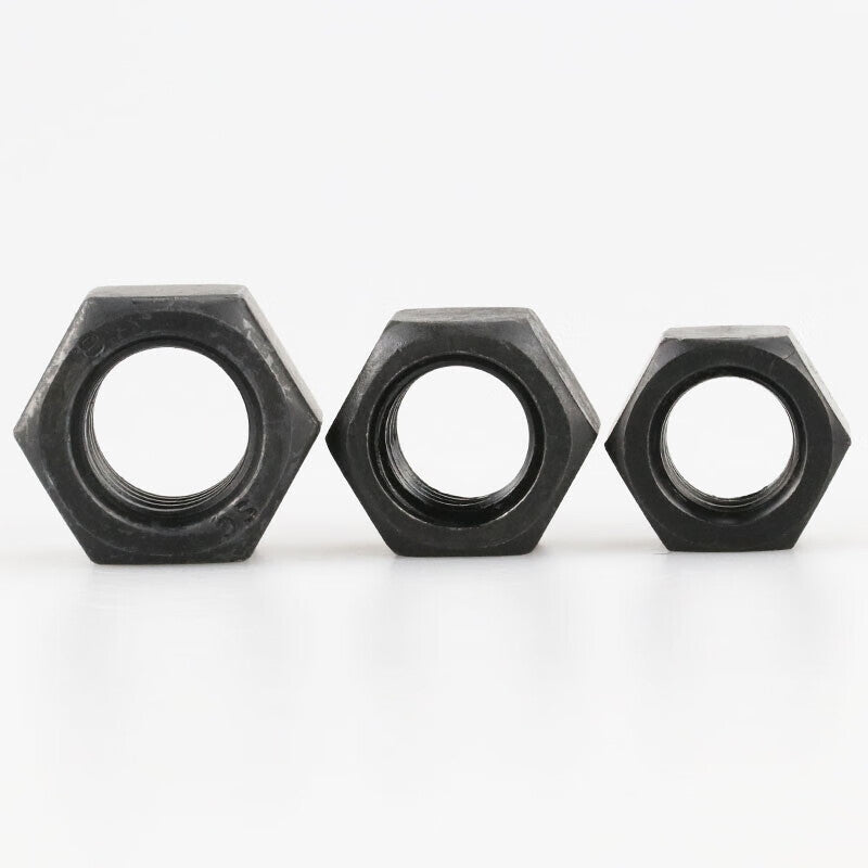 Haisdic HK-17 Blackened Hex Nuts, External Hex Nuts, Hex Screw Caps GB6170 Type A M5 (Grade 8) (200 pieces)