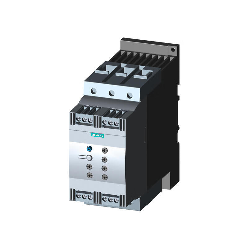 Siemens soft starter S3 106A, 75kW/500V, 400-600VAC, 110-230VAC/DC screw terminal; 3RW40471BB15