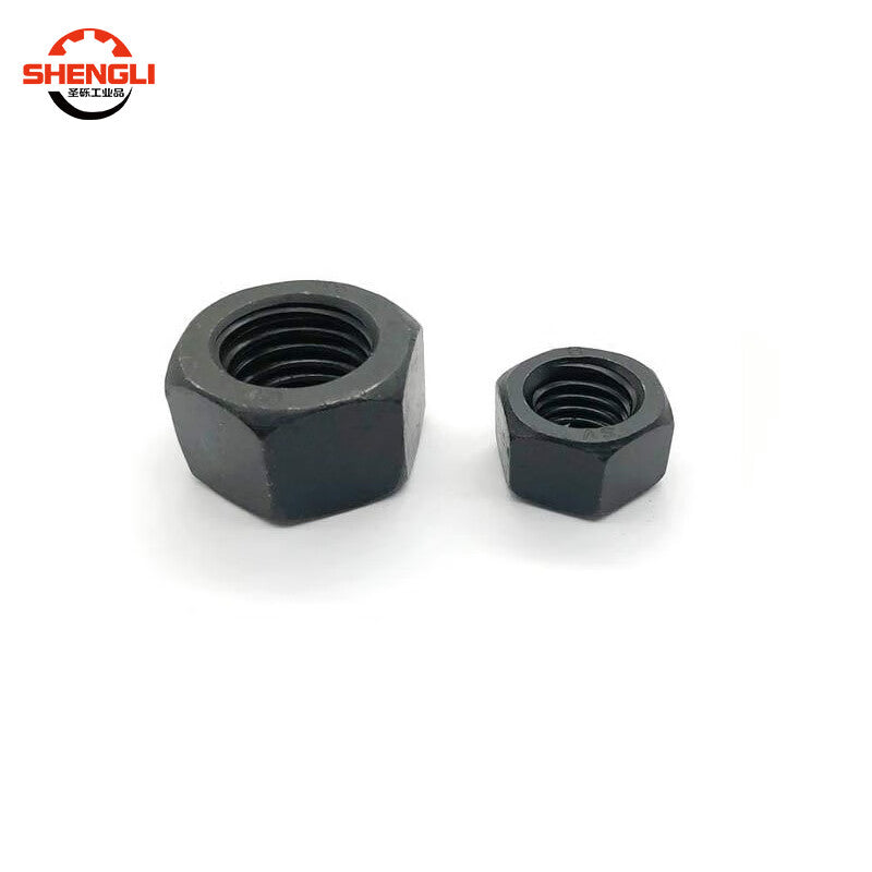 Saint-Gravel Blackened GB6170 High-Strength Blackened Hexagonal Nut, Grade 8, M5 [200 pieces]
