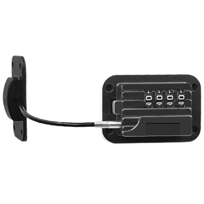 Pango Precision No-Drill Refrigerator Lock, Security Lock, Cabinet Lock, Sliding Door Lock, Dual-Use Combination Lock [1 Piece] Black