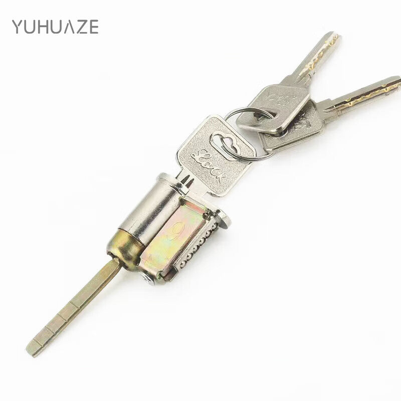 Yuhuaze Interior Single Tongue Lock Cylinder Bedroom Door Lock Cylinder Accessories Old-fashioned Wooden Door Lock Mortise Lock Cylinder Lock Tongue Lock Head Single Tongue Lock Hardware Interior Door Lock Cylinder