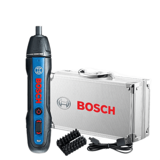 Bosch GO 2 Rechargeable Lithium Electric Screwdriver Set Aluminum Upgraded