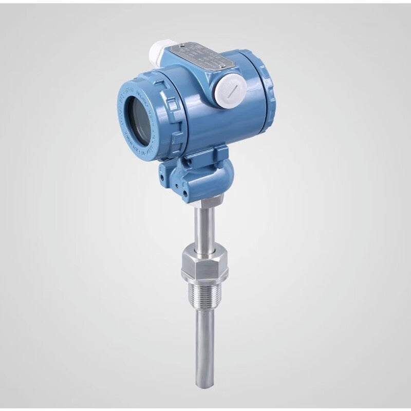 Double platinum (insertion depth L=100mm) PCT400 industrial digital temperature transmitter, 4-20mA explosion-proof digital temperature transmitter, sensor P7.
