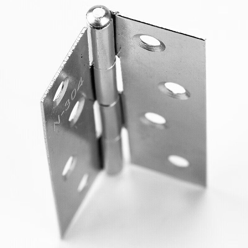 Haisdic [Beijing Warehouse Delivery] Stainless Steel Standard Casement Hinges, 4-inch (10 pieces/pack), Miniature Hinges for Doors and Windows HKDP-247