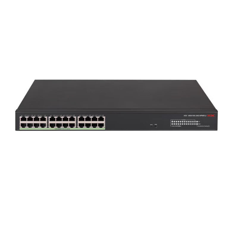 H3C enterprise network security monitoring 24-port POE Gigabit switch MS4100-24G-HPWR-LI rack-mounted lightning protection level 10KV poe power 370W