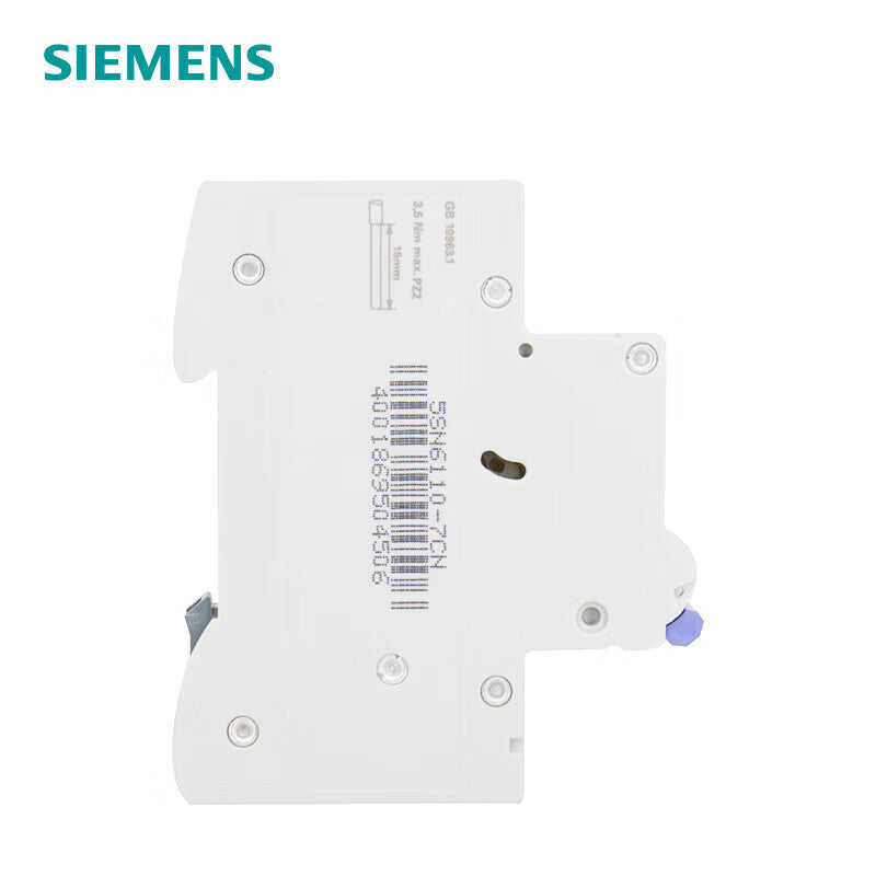 Siemens 5SN miniature circuit breaker air switch 1P D 25A 6KA 230/400VAC 5SN61258CN