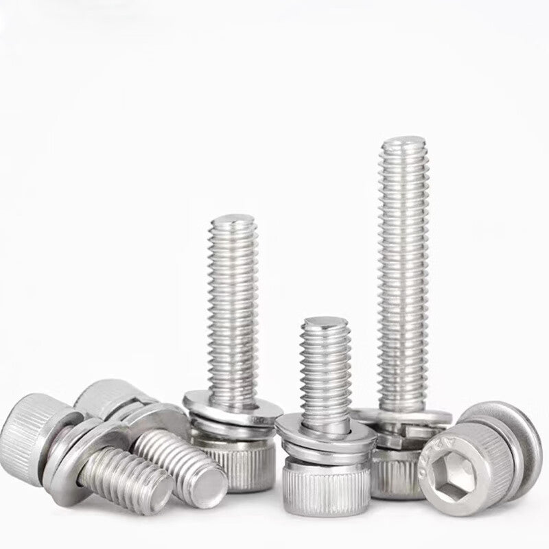 Hurricane 304 Stainless Steel Socket Head Screw Set Unit: Set M6*10