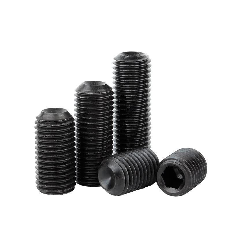 Bocai 12.9 grade black machine-made hex socket head cap screws, M8x10 (200 pieces/pack)