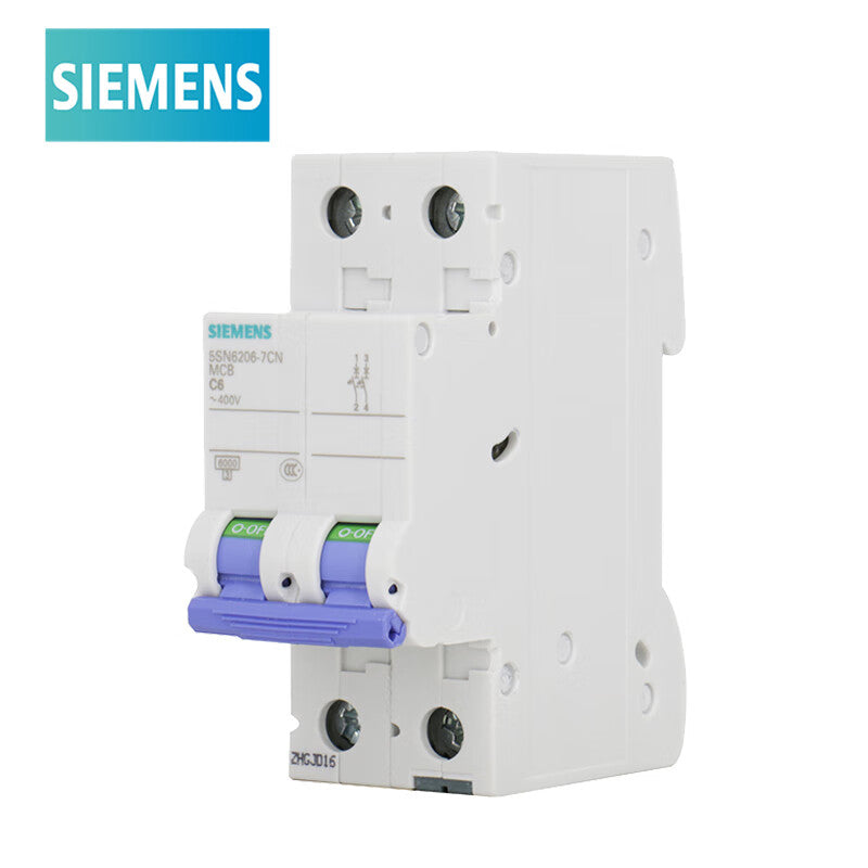 Siemens air switch 5SN6206-7CN Type C 6A 2P 6KA main switch circuit breaker 2p air switch
