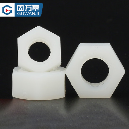 GUWANJI Hex Nuts, Nylon Hex Nuts, Plastic Nuts, M10 [1 piece]