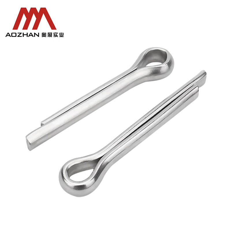 AOZHAN GB91 Stainless Steel 304 Cotter Pins, Hairpins, Whistle Pins, U-Shaped Pins, Steel Pins, Positioning Pins GPH M5.0*55 (450 pieces/box)