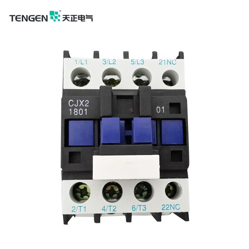 Контактор переменного тока Tianzheng номинальный ток 18А напряжение катушки AC24V; CJX2-1801 24V