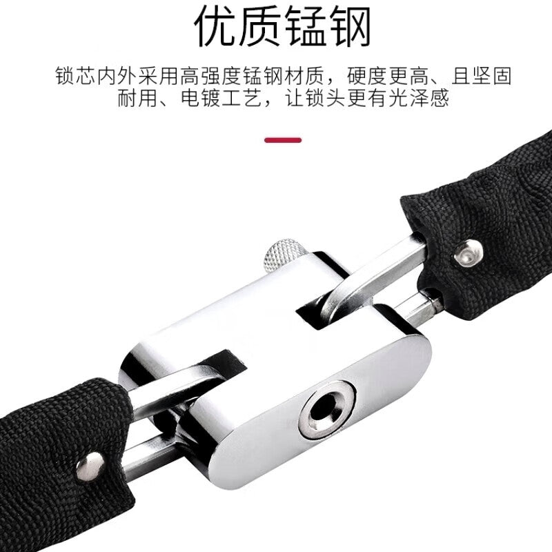 Tiger Chain Lock, Anti-theft Chain Lock, Motorcycle Chain Lock, Tricycle, Bicycle Lock, Electric Bicycle Chain Lock, 1 Meter