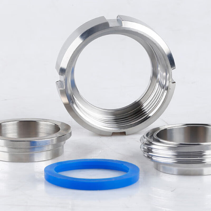 Longyusheng Sanitary Grade 304 Stainless Steel Round Thread Union - One Price SMSΦ76