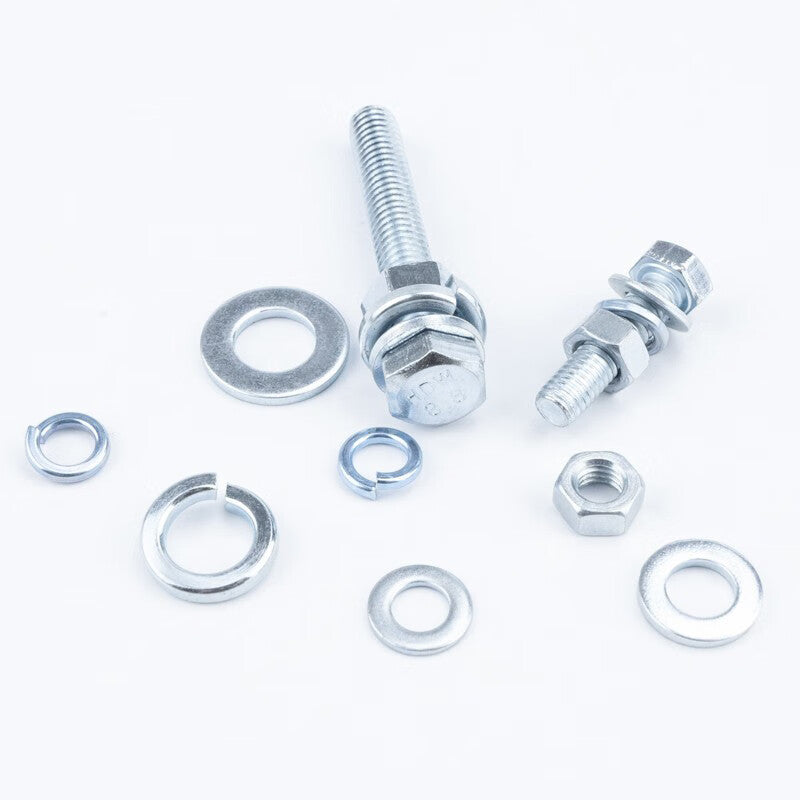 Juwei 8.8 grade blue-white zinc external hex bolt set M16*120 (5 sets) JG1087-87