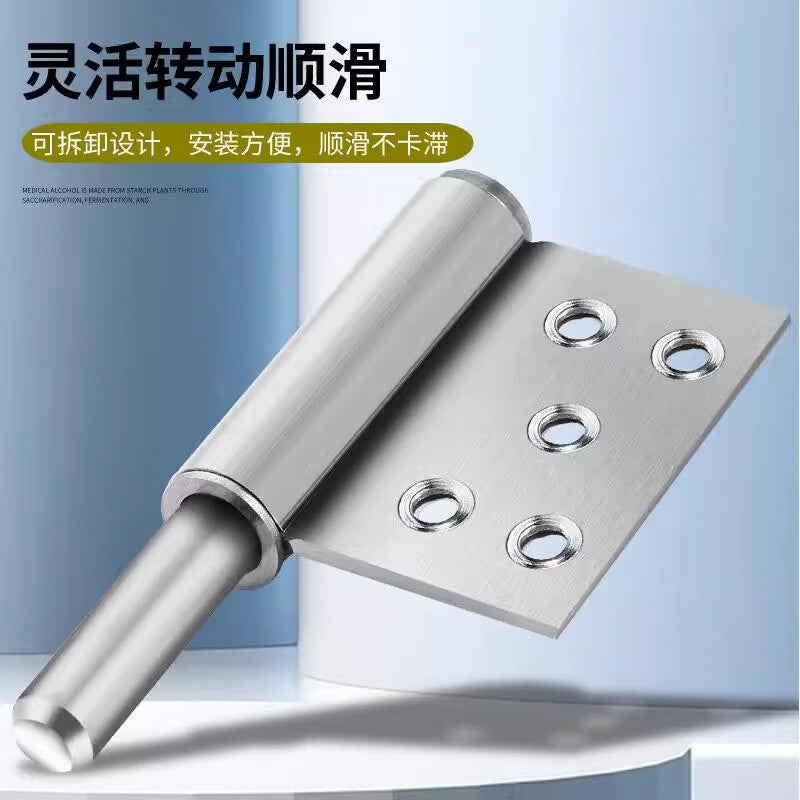 Pango Precision Stainless Steel Flag-Shaped Hinge for Fire Doors, 5 inch x 2.0mm Thick (1 piece per pack)
