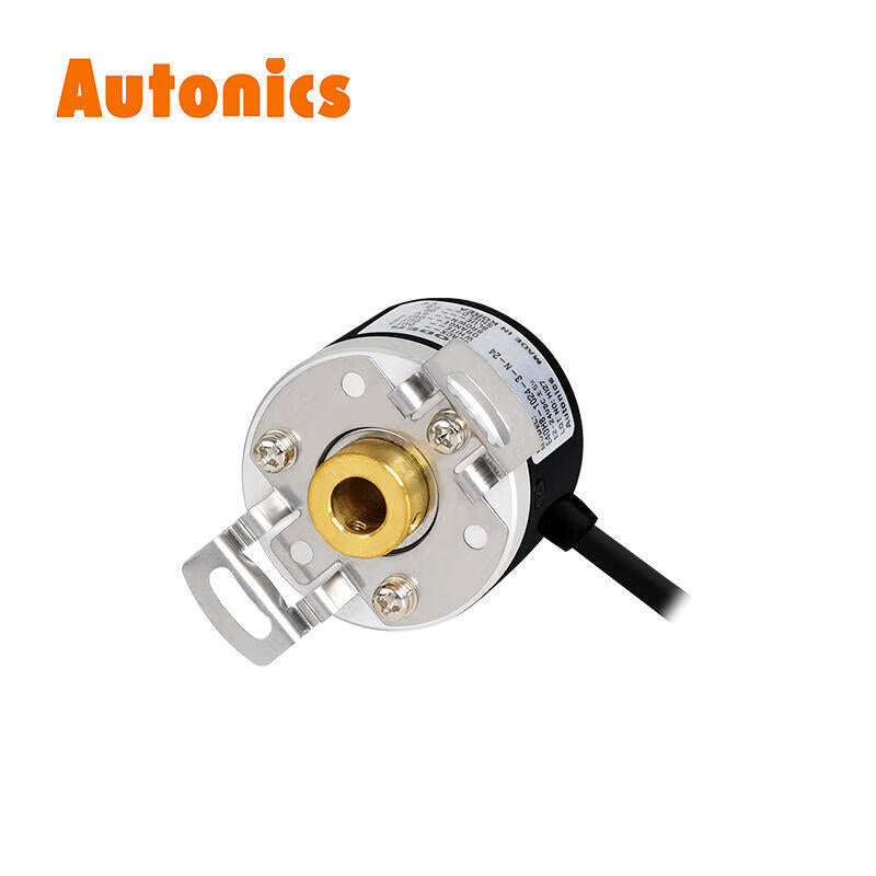 Autonics hollow shaft incremental rotary encoder 600P/R push-pull output DC12-24V cable outer diameter φ40mm shaft diameter φ8mm; E40H8-600-3-T-24