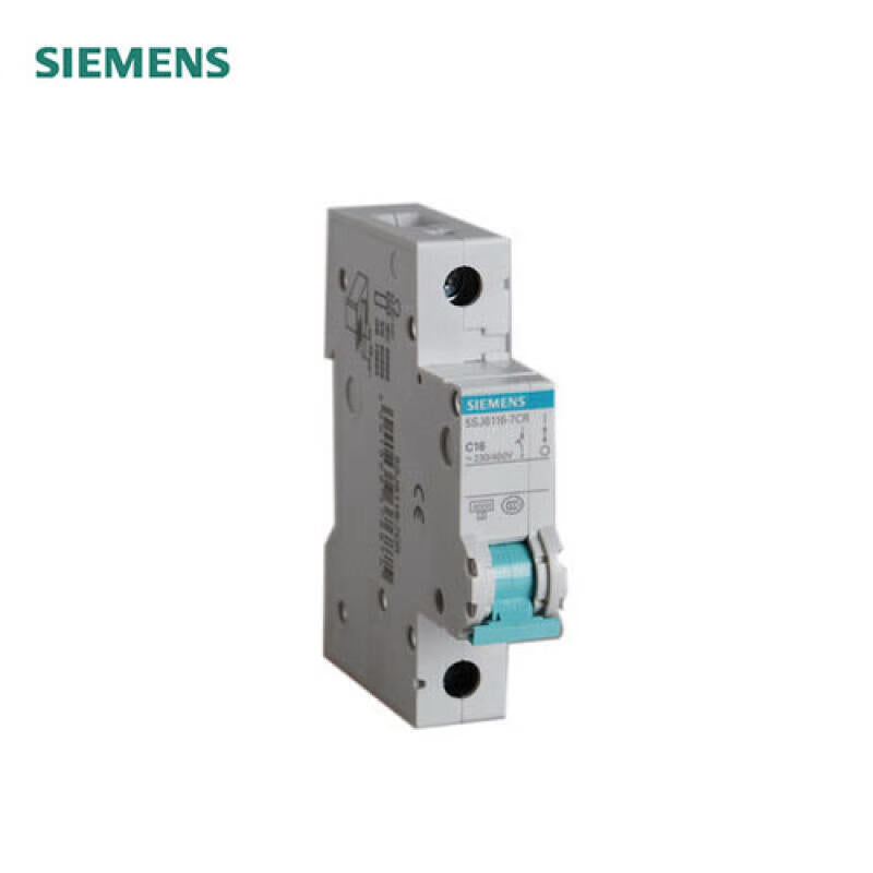 Siemens small circuit breaker green series 16A 1P C 6kA; 5SJ6-C16-1P