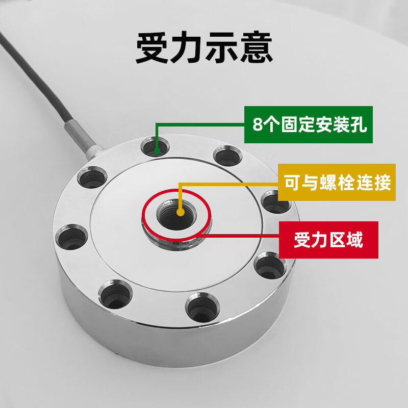 USAMR [ ] Wheel-spoke type tensile and compressive pressure sensor JHLF pressure weighing instrument for high-precision measurement of silo and tank weight.