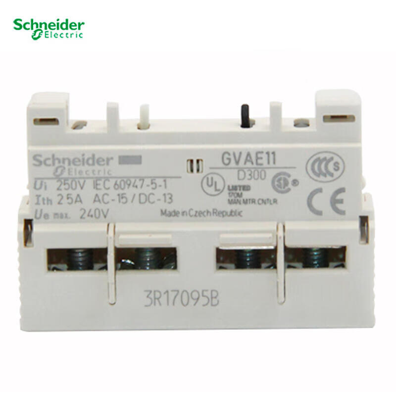 Schneider Electric motor auxiliary contacts; GVAE11