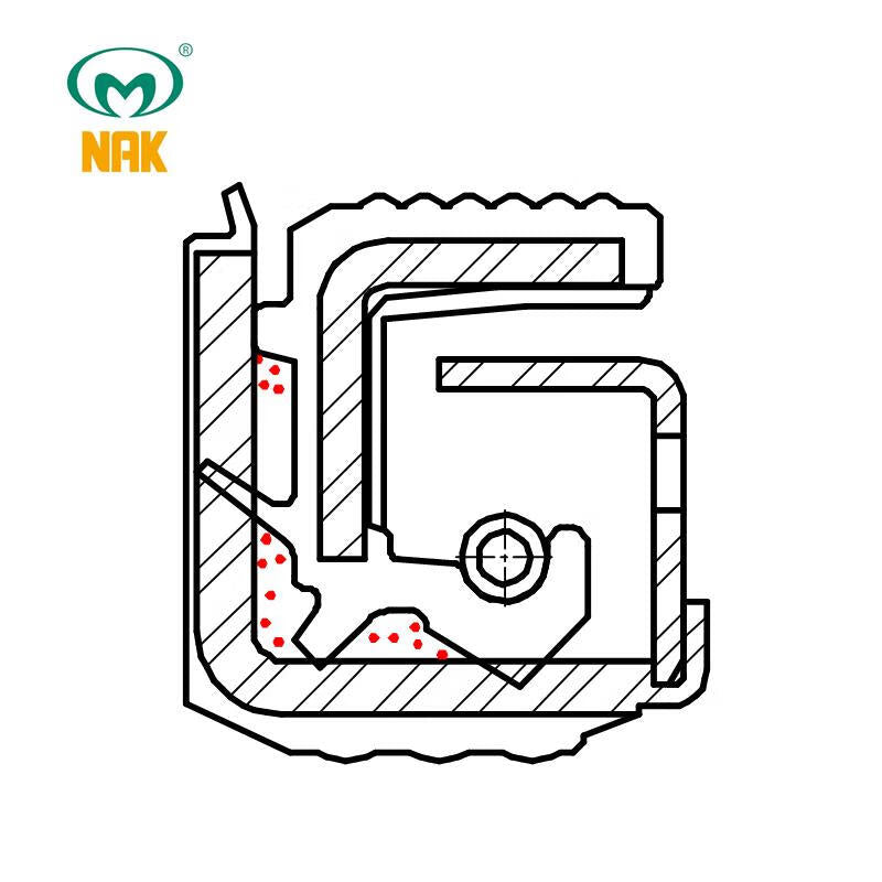 NAK (Maoshun) ST10 145*175*16/16.2 FKM Fluororubber Combination Oil Seal 1 piece/pack