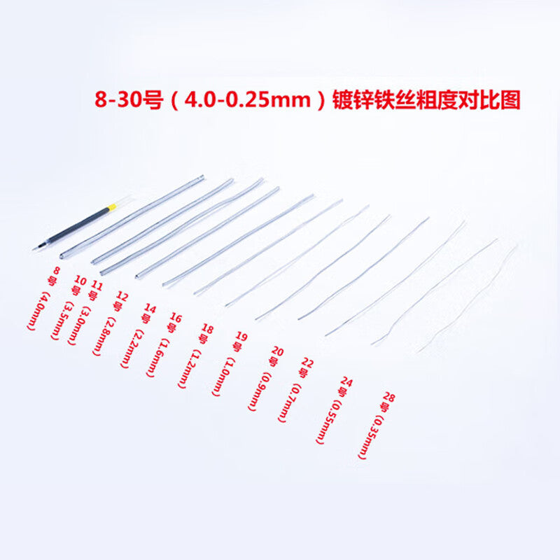 Hesterig JG-280 Industrial Galvanized Iron Wire, Rust-proof Electroplated Iron Wire, Fine Construction Wire [Jingcang] No. 14, 1KG, 2.2mm thick, approximately 34 meters long