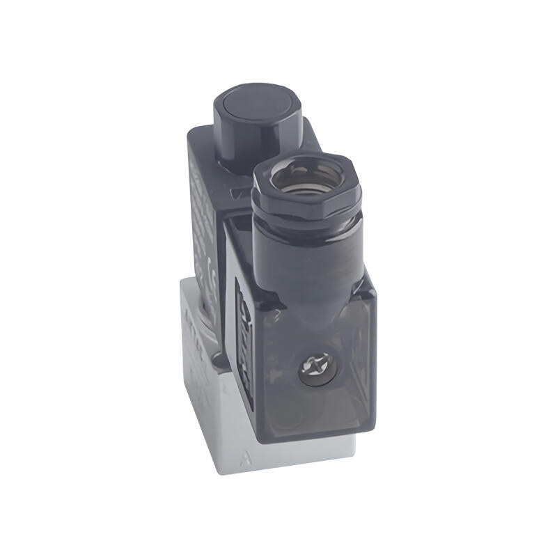 AirTAC 2-position 3-way normally open, direct-acting solenoid valve, DIN socket type; 3V208NOB