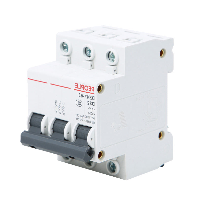 PEOPLE DZ47-63 D Type 3P 3A Circuit Breaker Air Switch