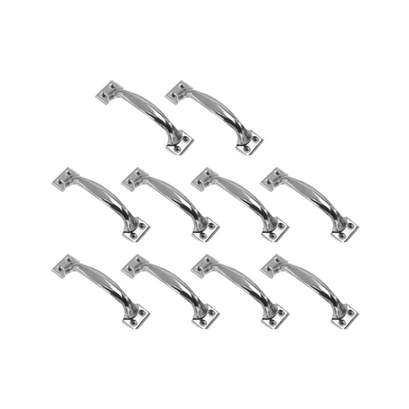 Panggu Precision Stainless Steel Vintage-Style Cabinet Door and Drawer Handles, 10*2*2 (Pack of 10)