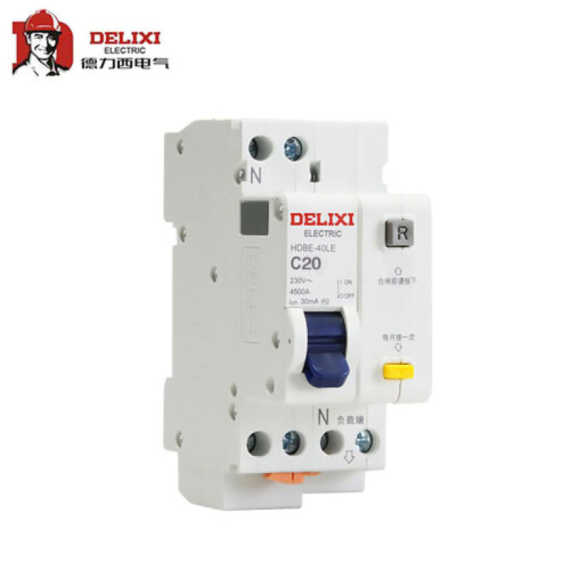 Delixi HDBE-40LE 40A 1P+NC Leakage Circuit Breaker
